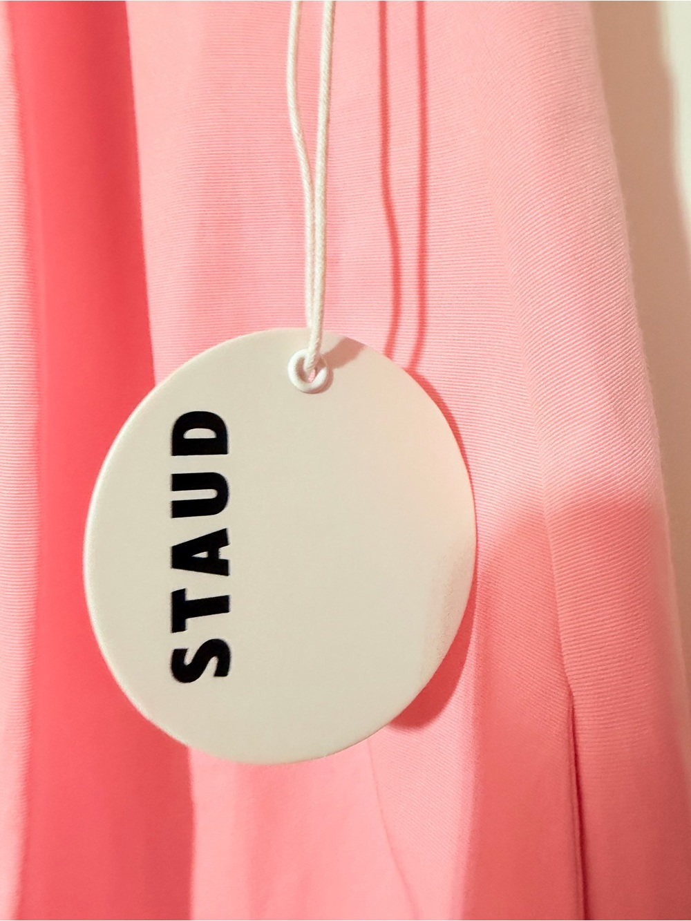 STAUD women’s Pink Halter Maxi Dress - Picture 8 of 11